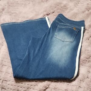 HALARA Blue Straight Wide Leg